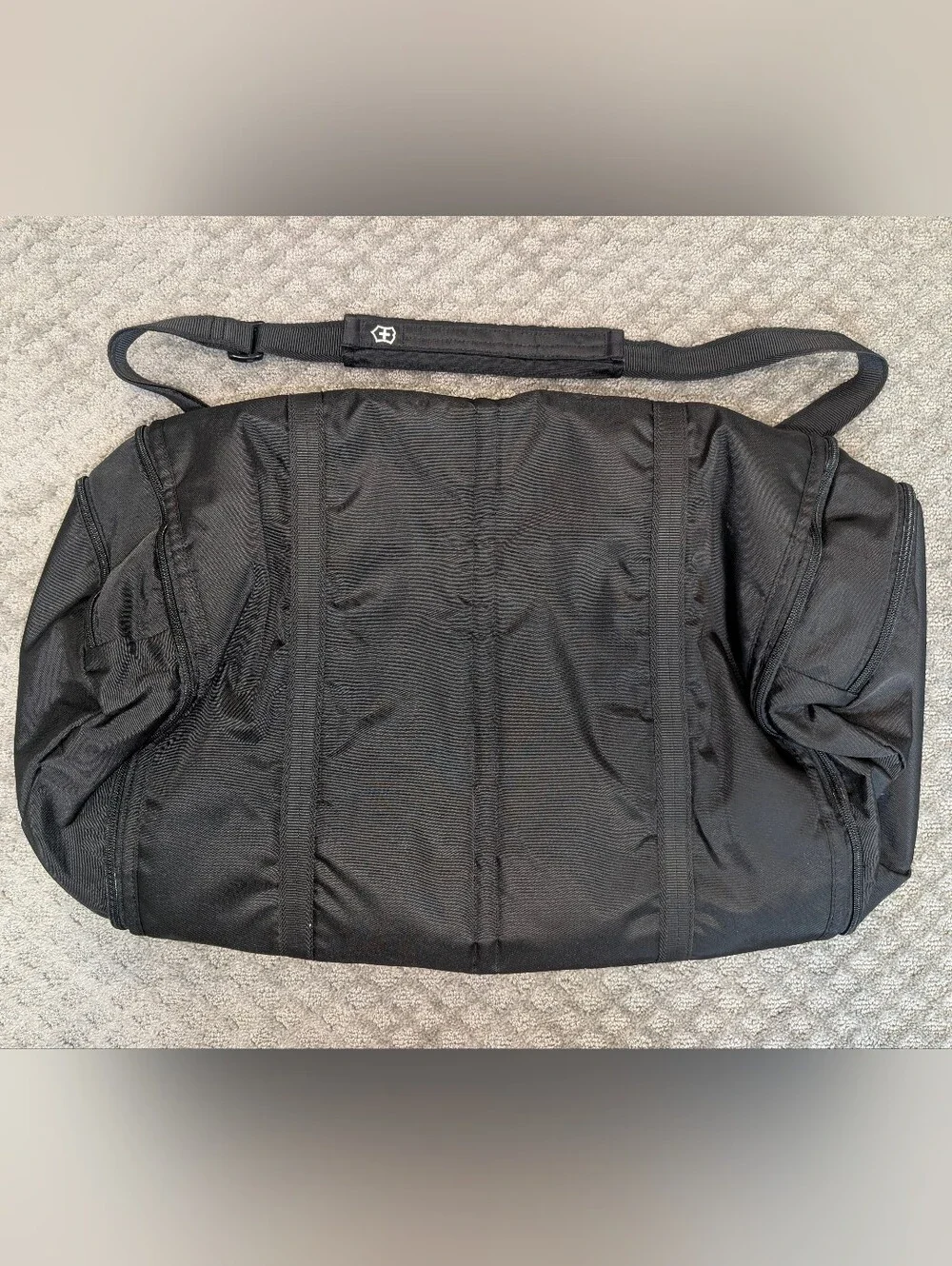 Victorinox black duffel